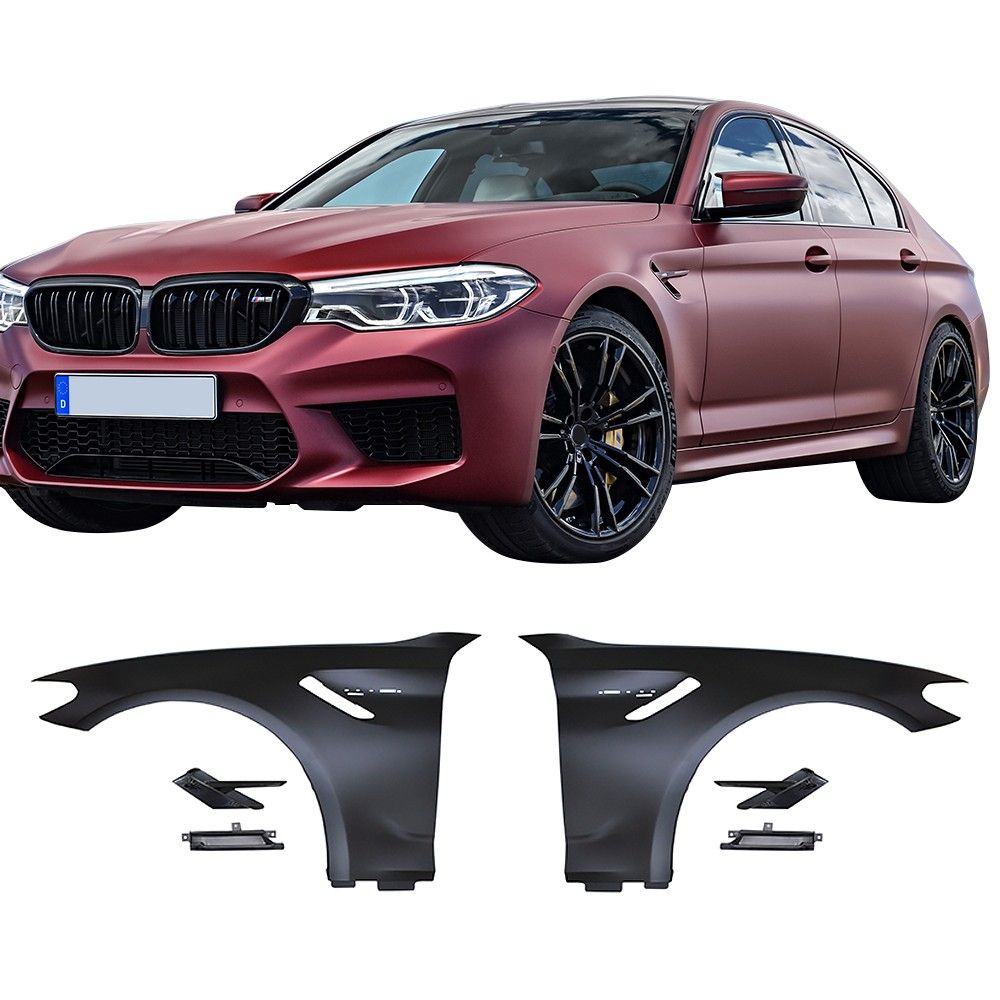 Bmw Series G G Metal Fenders W Black Reservoir