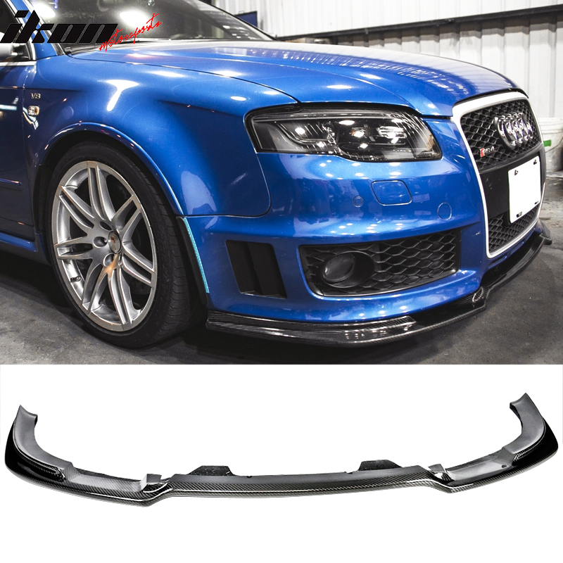 Audi A B Carbon Fiber Front Bumper Lip Spoiler Fh