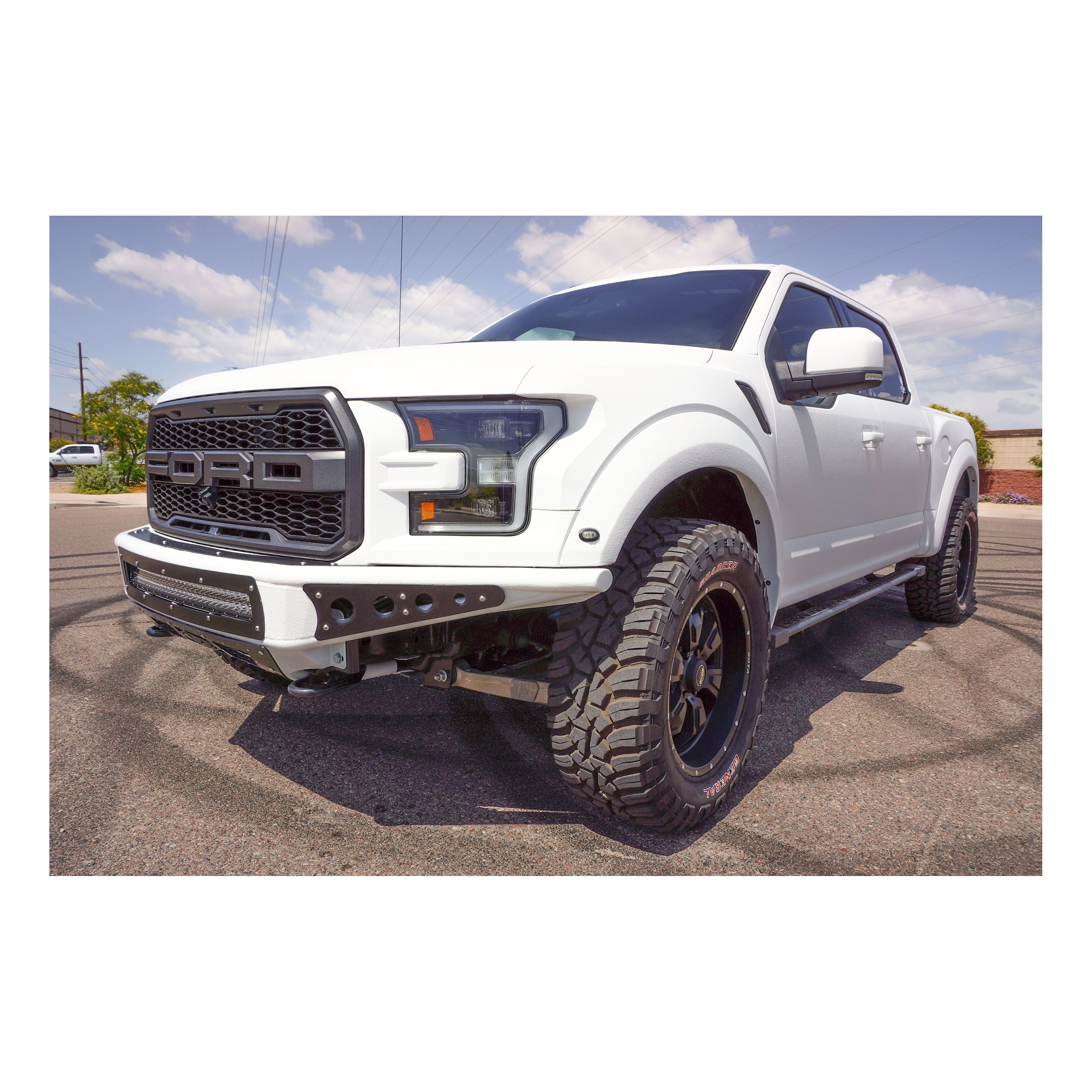 Ford F Aries Black Rocker Steps Xlt Crew Cab