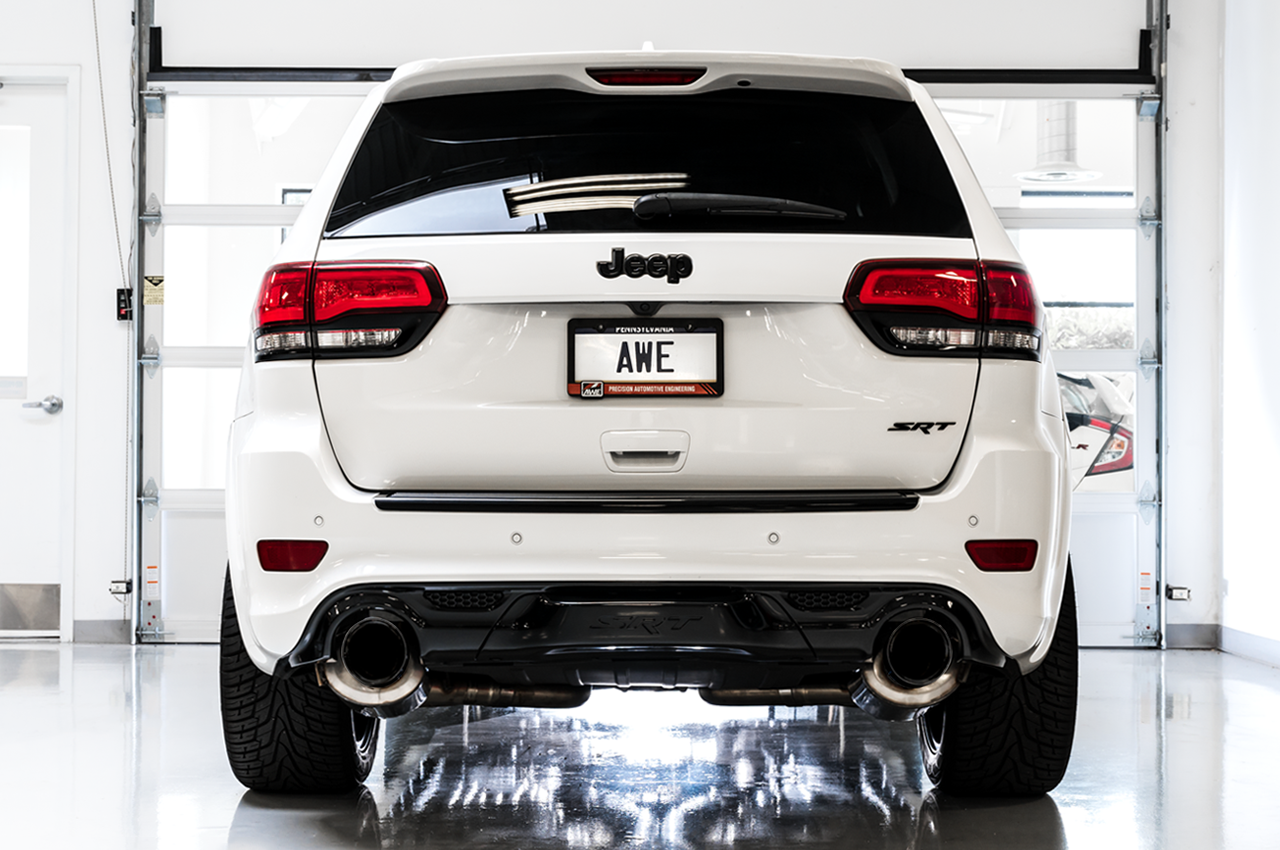 AWE Touring Edition Exhaust For Jeep Grand Cherokee SRT Diamond Black