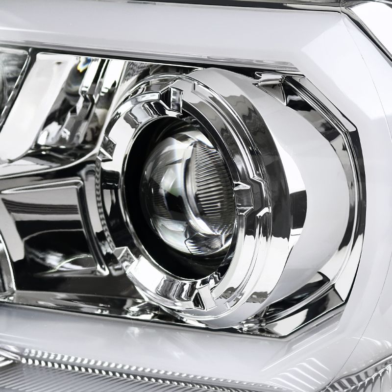 2012 2015 Toyota Tacoma Chrome Projector Headlights 2LHP TAC12 TM