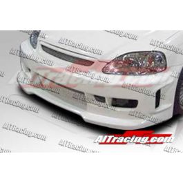 1999-2000 Honda Civic 2DR Black Widow Fiberglass Body Kit