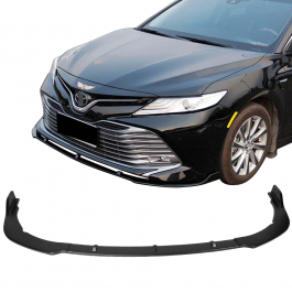 2018-2019 Toyota Camry SE Style Front Bumper Lip Matte Black ...