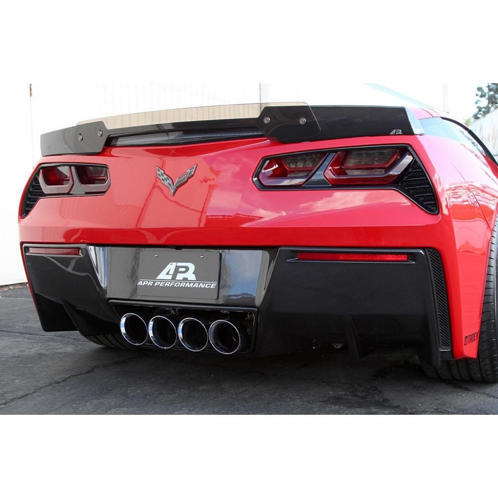 2014-2018 Chevy Corvette C7 APR Carbon Fiber Track Pack Rear Spoiler ...