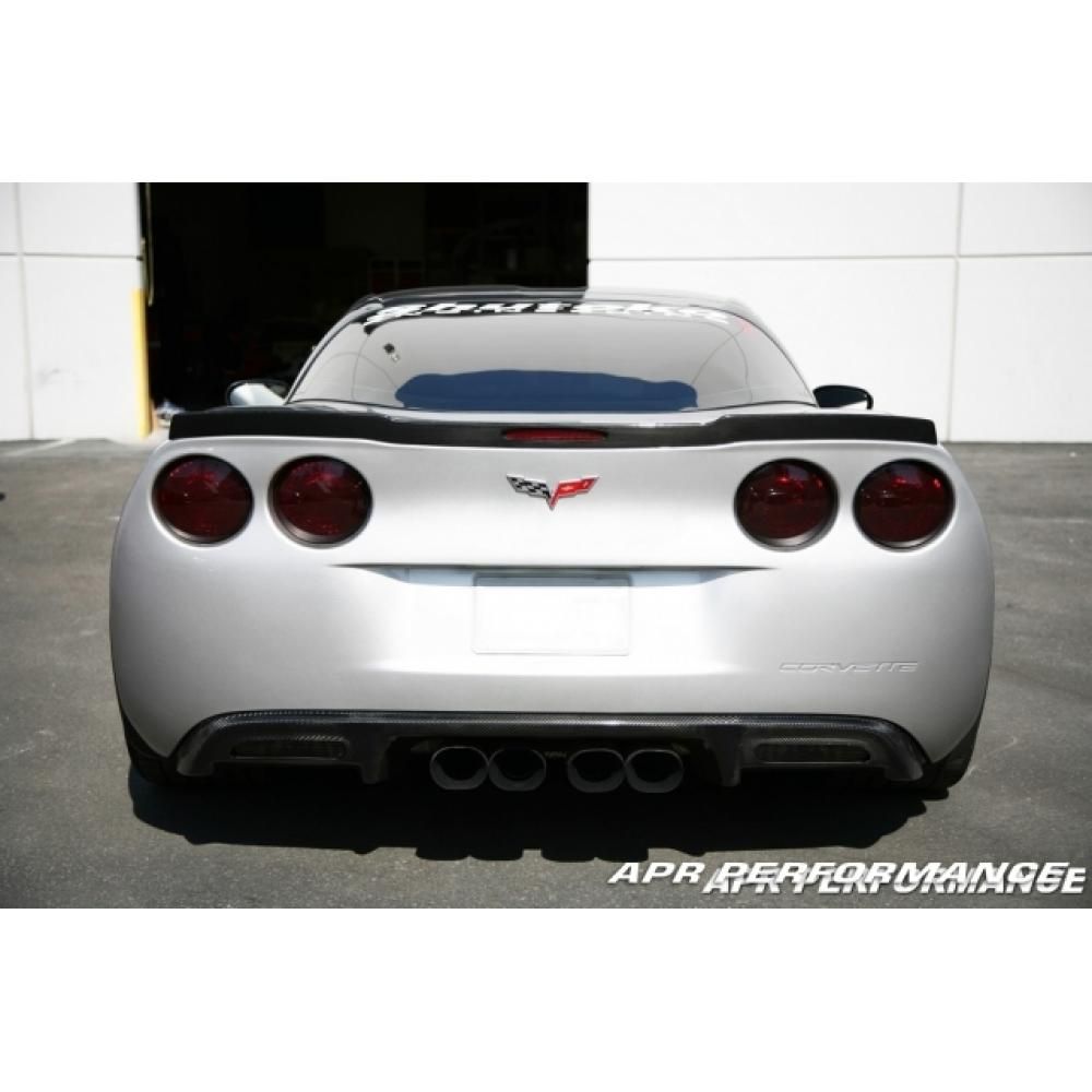 2005-2013 Chevy Corvette C6 APR Carbon Fiber Rear Spoiler Wing - AS-105806