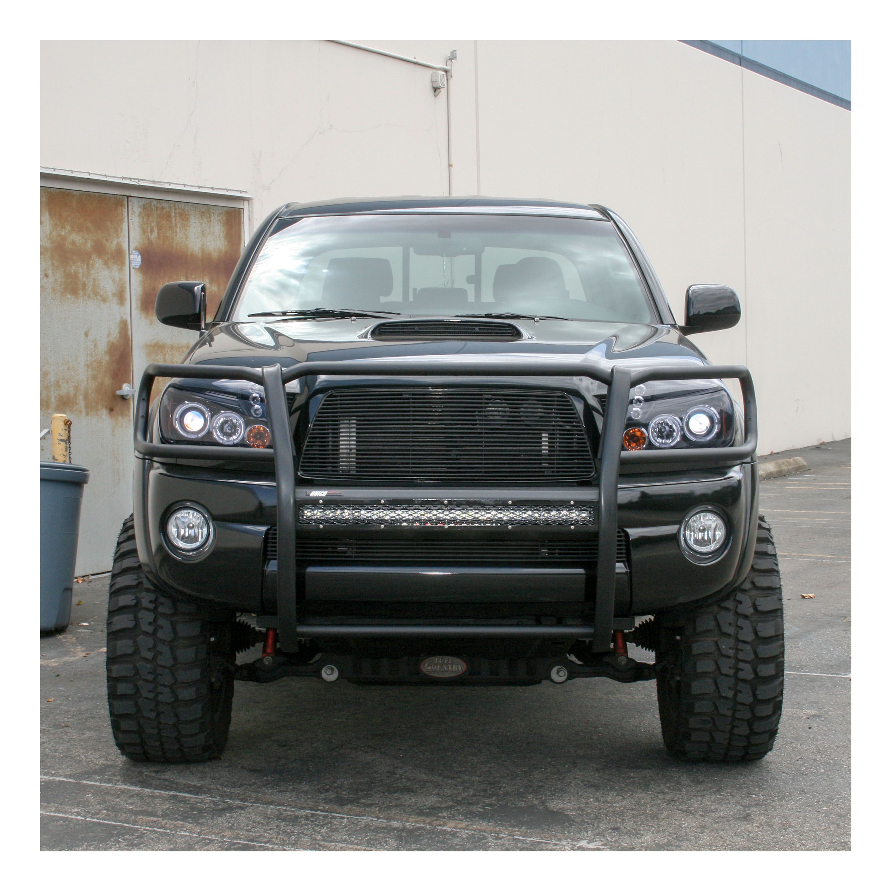 2005-2015 Toyota Tacoma Aries Black Pro Series Grille Guard with LED ...