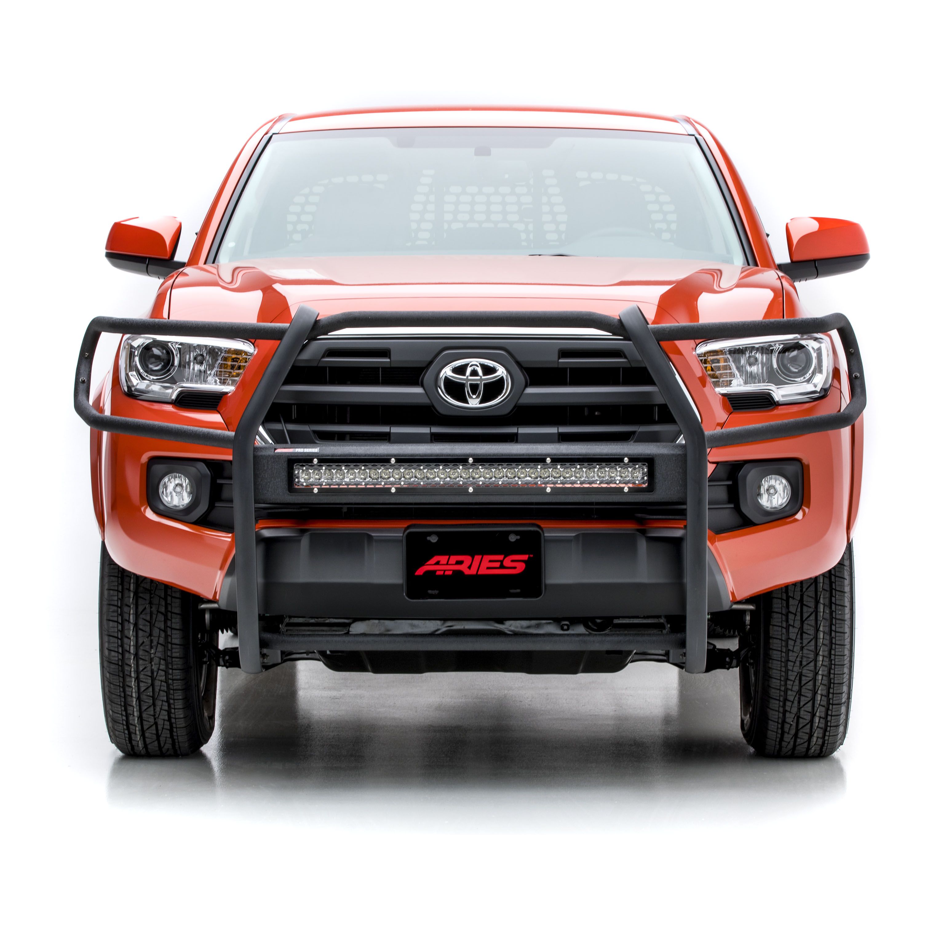 2016-2019 Toyota Tacoma Aries Black Pro Series Grille Guard with LED ...