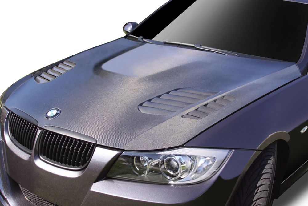 2006-2008 BMW 3 Series E90 4DR Carbon AF-1 Hood (CFP) 1PC - 108933