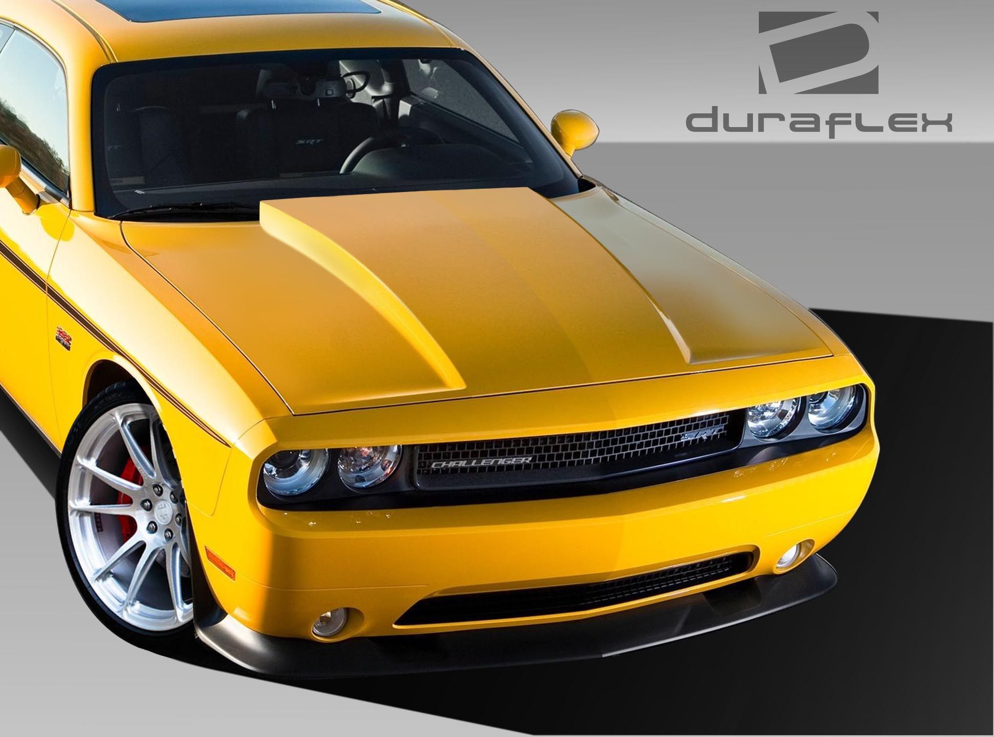 2008-2016 Dodge Challenger Duraflex Cowl Hood - 1PC - 109252