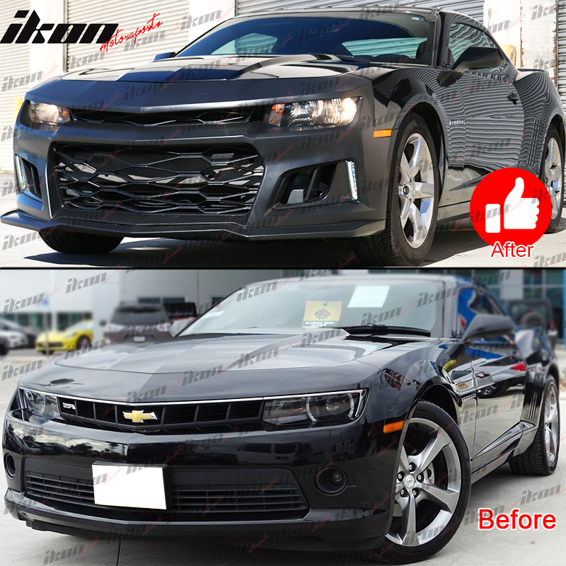 2014-2015 Chevrolet Camaro Ikon 6th Gen ZL1 Conversion Front Bumper