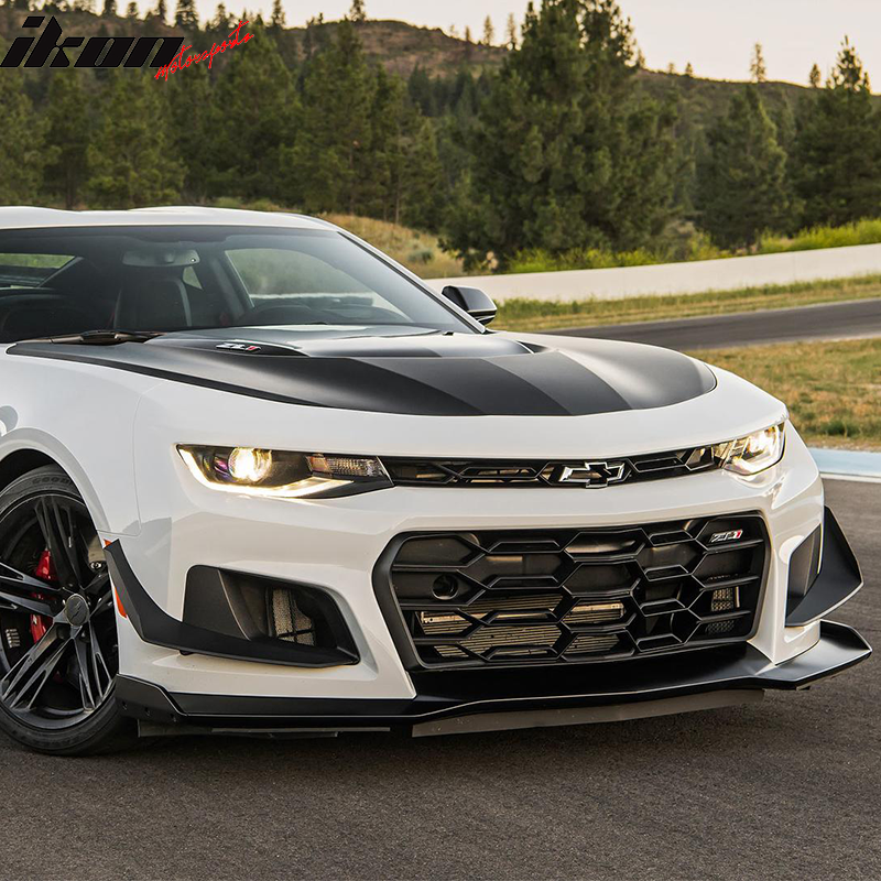 2016 2018 Chevrolet Camaro 1le Style Front Bumper Cover Unpainted Black