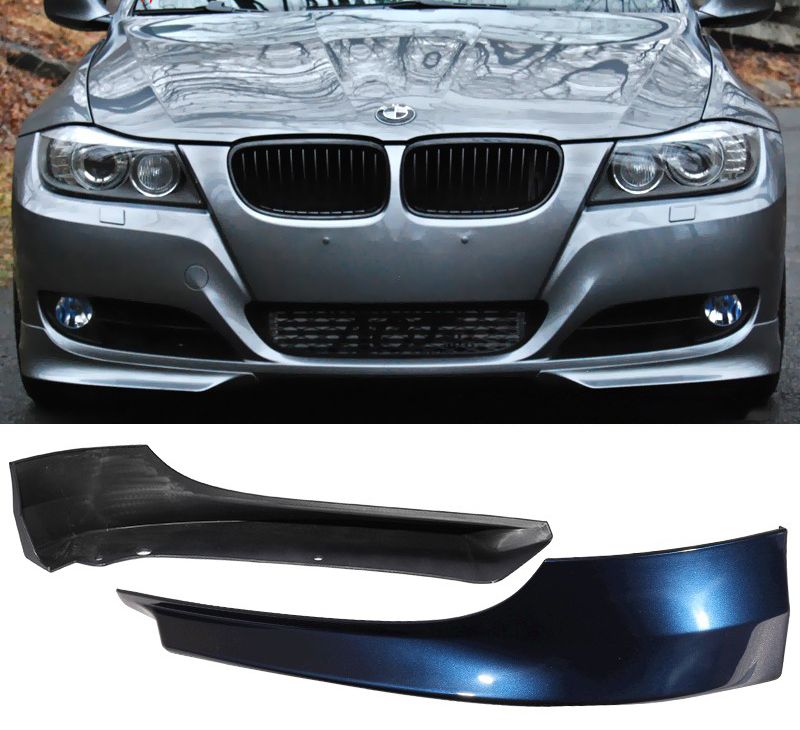 2009 2012 Bmw 3 Series E90 Sedan Front Bumper Lip Splitter Painted A76 Deep Sea Blue Metallic Blf Be90092pa Pp A76