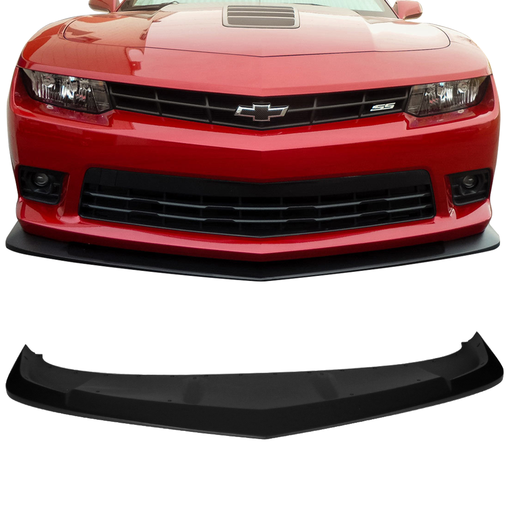 2014-2015 Chevrolet Camaro SS AC-S Style Front Bumper Lip Spoiler Matte ...