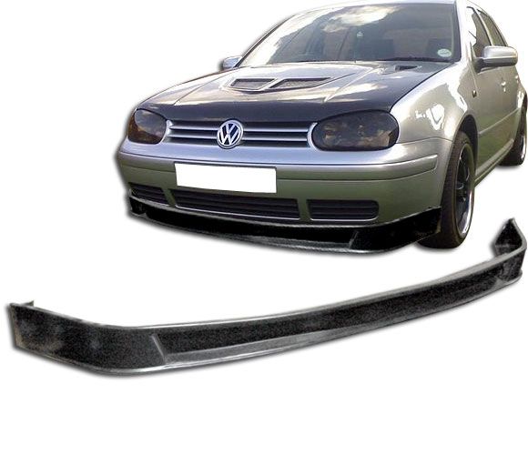 1999-2004 VW Golf 4 Front Bumper Lip Type-A Poly-Urethane - BLF-VWG99A-PU