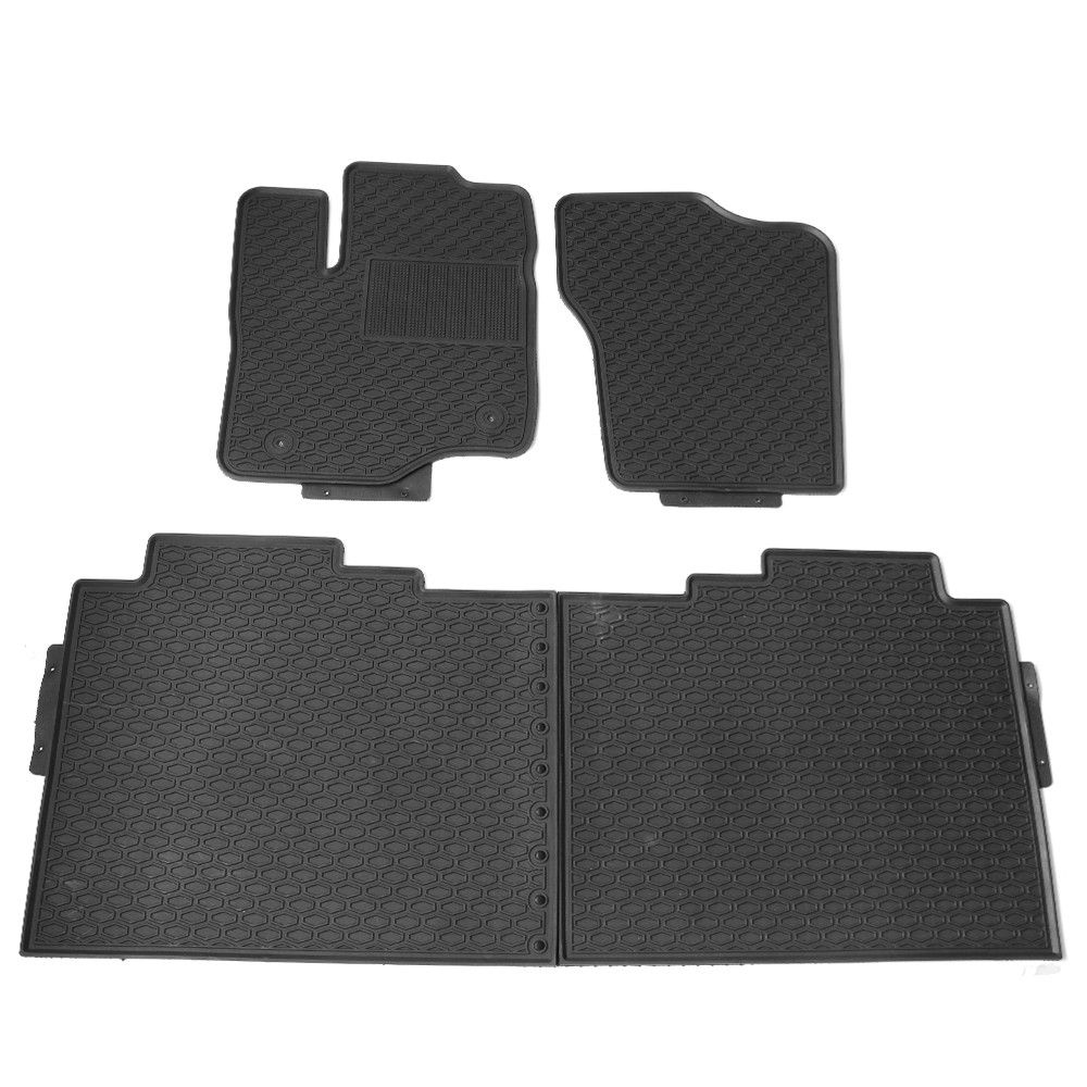 2015 2019 Ford F 150 Crew Cab Crew Cab Latex All Weather Floor Mat Black