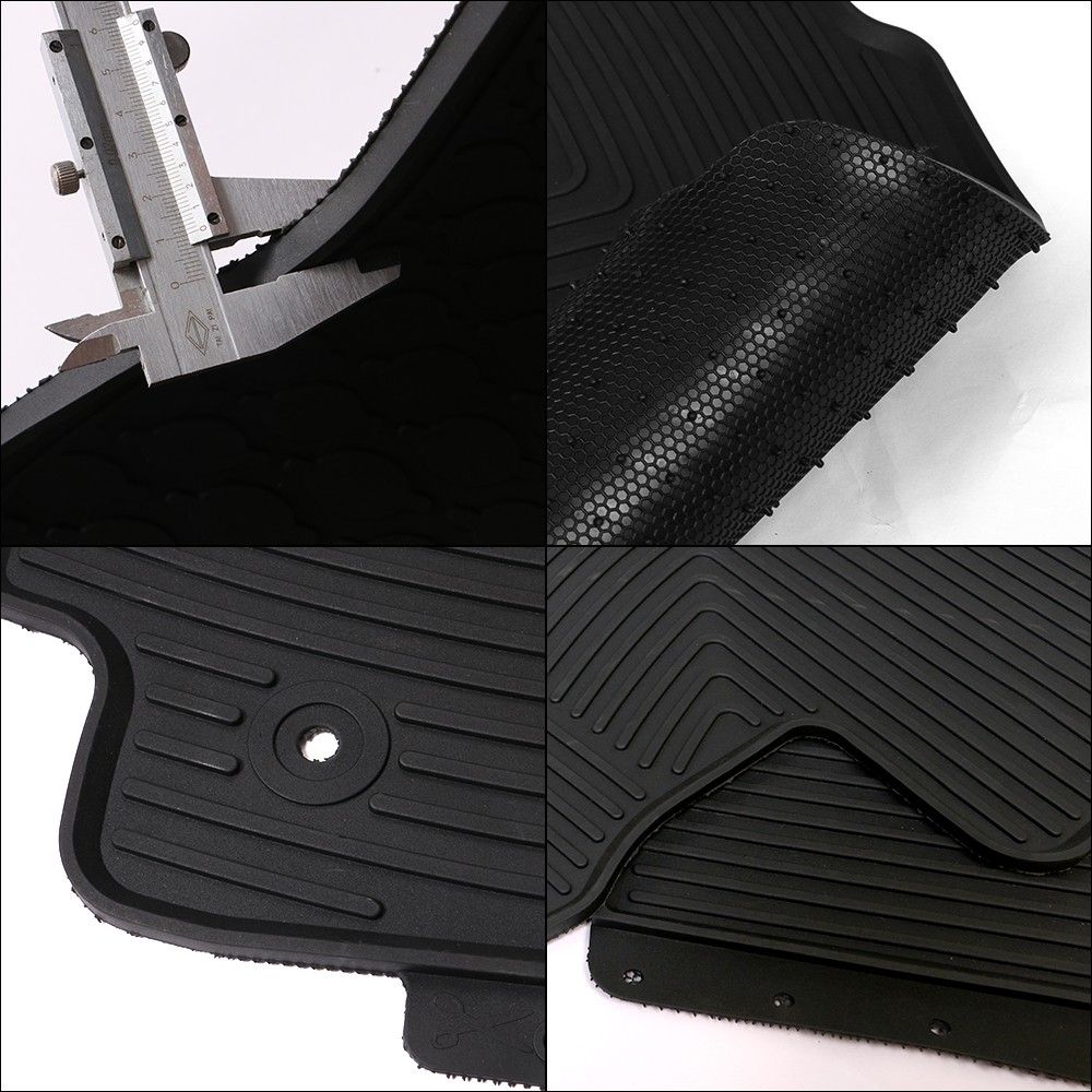 2013-2019 Toyota RAV4 Latex All Weather Floor Mat Black - CPB-TRAV413-BK