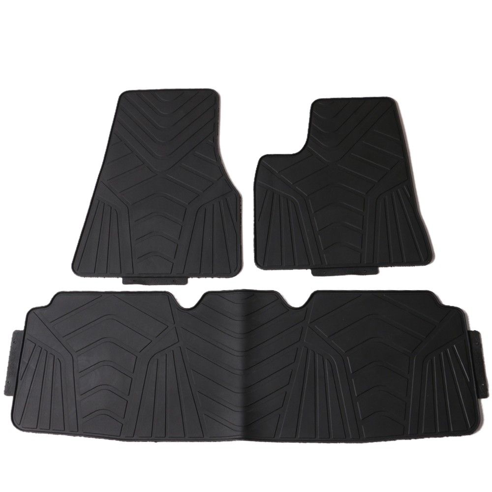 2012 2019 Tesla Model S Latex All Weather Floor Mat Carpet Black