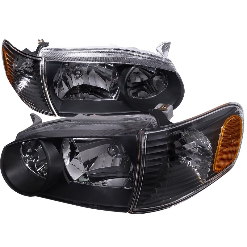 Toyota Corolla 2005 Black Tinted Headlights