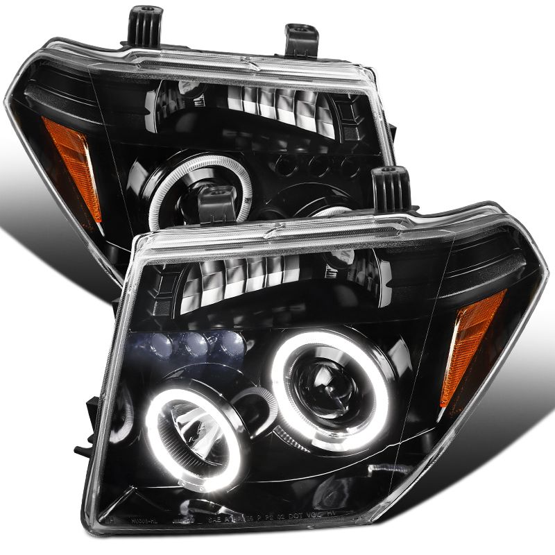 2005-2007 Nissan Pathfinder Gloss Black Projector Headlights - 2LHP ...