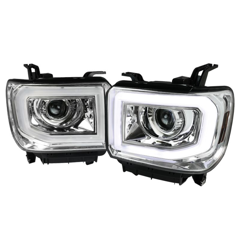 2014-2019 GMC Sierra 1500/2500/3500 Chrome Projector Headlights - 2LHP