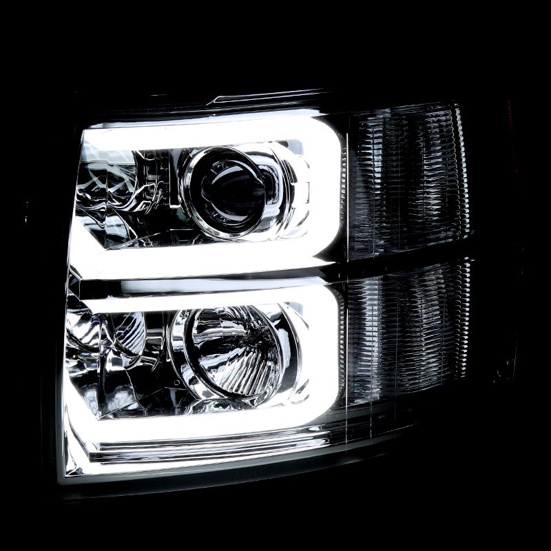 2007-2013 Chevrolet Silverado 1500 Chrome Projector Headlights - 2LHP