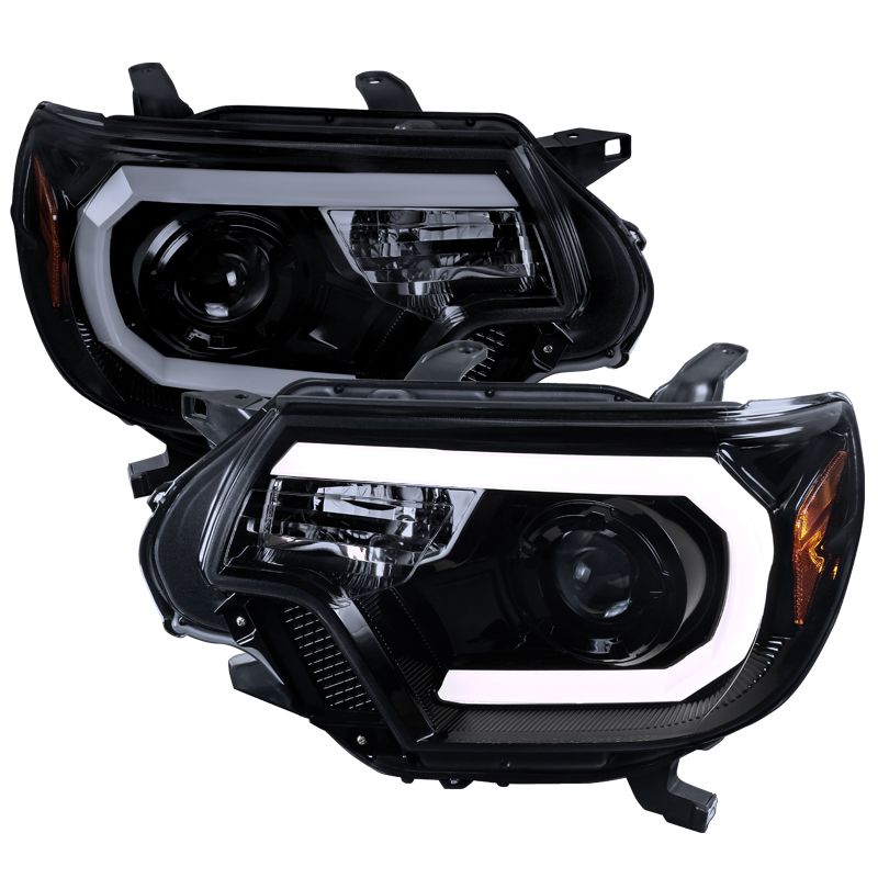 2012-2015 Toyota Tacoma Gloss Black Projector Headlights - 2LHP-TAC12G-TM