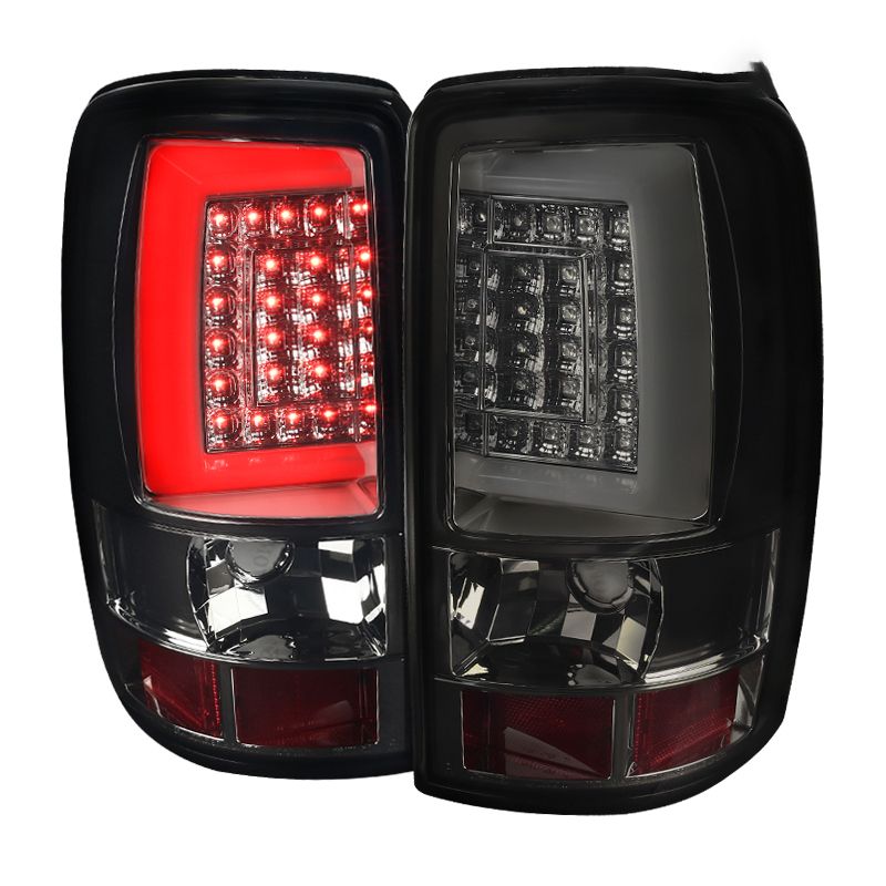 2000-2006 GMC Yukon Base/Denali Smoke LED-Bar Tail Lights - LT ...