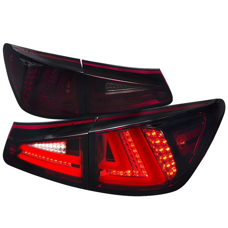 2006-2008 Lexus IS250 Smoke LED Tail Lights-LT-IS25006RGLED-TM