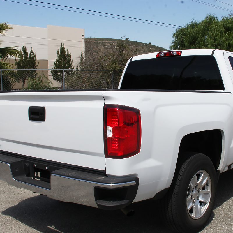 2014-2015 Chevrolet Silverado 1500 Red LED Tail Lights - LT-SIV14RLED-TM