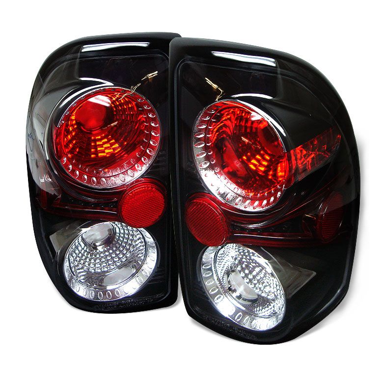 1997-2004 Dodge Dakota Black Euro Style Tail Lights - 111-DDAK97-BK