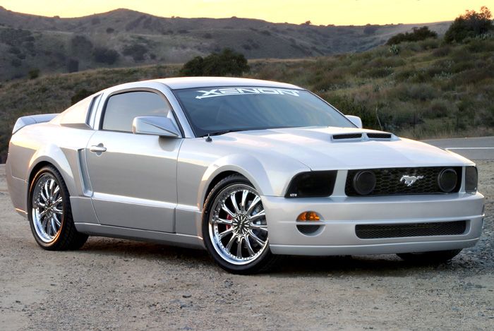 2005-2009 Ford Mustang 2dr V6 V8 Xenon 6pc Urethane Body Kit - XEN-12120