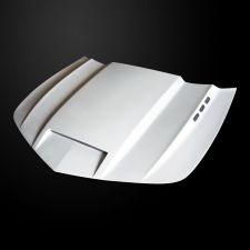 2010-2013 Chevy Camaro Amerihood SMS Dual-Functional Ram Air Fiberglass Hood - AMH-CCM10AHSMSFHW