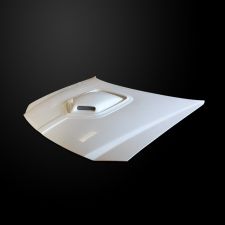 2005-2007 Dodge Magnum Shaker Functional Ram Air Hood Fiberglass - DM05AHSHKFH