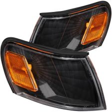 1993-1997 Toyota Corolla Anzo Euro Corner Lights Black W/ Amber Reflector - 521036