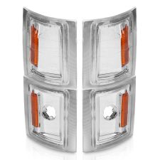 1994-2000 Chevrolet Blazer Full Size/C1500/C2500/C3500/Suburban/Tahoe Anzo Corner Lights Clear Lens W/ Amber Reflector - 521041