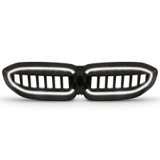 2019-2022 BMW 3-Series Anzo Black Housing Full LED Front Grille With Initiation And Running Light - 901027