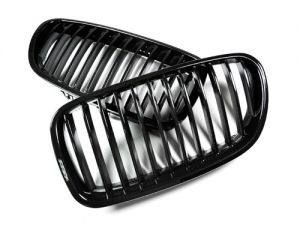 2011-2016 BMW 5-Series F10 Sedan / M5 Replacement Glazing Black Front Grille - B