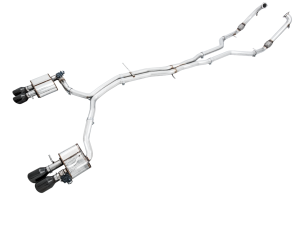 AWE SwitchPath Exhaust for Audi B9 S5 Sportback - Non-Resonated - Chrome Silver 102mm Tips - 3025-42042