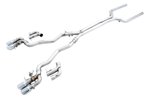 AWE SwitchPath Catback Exhaust for BMW F90 M5 - Chrome Silver Tips - 3025-42062