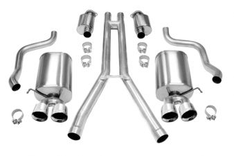 2004-2008 Cadillac XLR 4.6L Corsa Performance Cat-Back Exhaust System - 14156