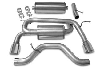 2006-2008 Hummer H3 3.5L Corsa Performance Cat-Back Exhaust System - 14212