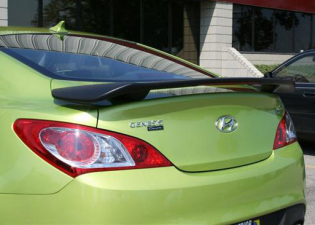 2010-2011 Hyundai Genesis Coupe Factory 2-Post Trunk Spoiler Wing