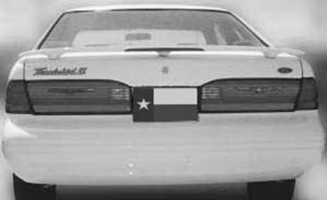 1989-1997 Ford Thunderbird Factory Post Spoiler Wing - FG-516