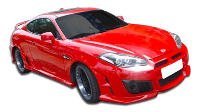 2007-2008 Hyundai Tiburon Duraflex Adonis Side Skirts Rocker Panels - 2 Piece - 107444