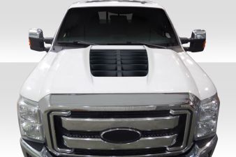 2011-2016 Ford Super Duty F250 F350 F450 Duraflex GT500 V2 Hood - 1 Piece - 115366