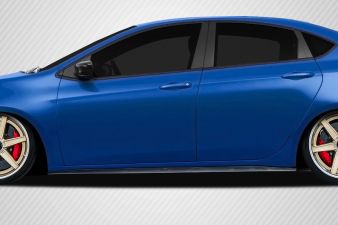 2013-2016 Dodge Dart Carbon Creations Scat Look Side Skirts - 2 Piece - 115437