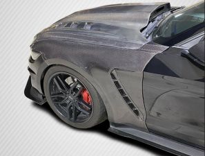 2015-2017 Ford Mustang Carbon Creations GT350 Look Fenders - 2 Piece - 115443