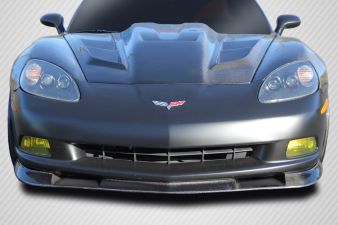 2005-2013 Chevrolet Corvette C6 Carbon Creations ZR Front Lip Splitter - 3 Piece (Base Model) - 115523