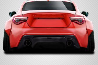 2013-2020 Scion FR-S Toyota 86 Subaru BRZ Carbon Creations GT500 V3 Rear Diffuser - 1 Piece - 115564