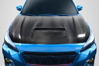 2018-2023 Subaru Crosstrek Carbon Fiber STI Look Hood - 1 Piece - 115574